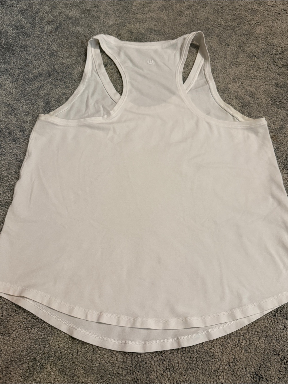 lululemon athletica White Racerback Athletic Tank